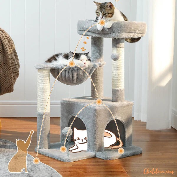 arbre à chat  parfait pour le jeu de intérieur